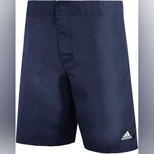 Adidas Adispeed Pant Shell Youth Kids Hockey Shorts Navy Blue - Sz Small